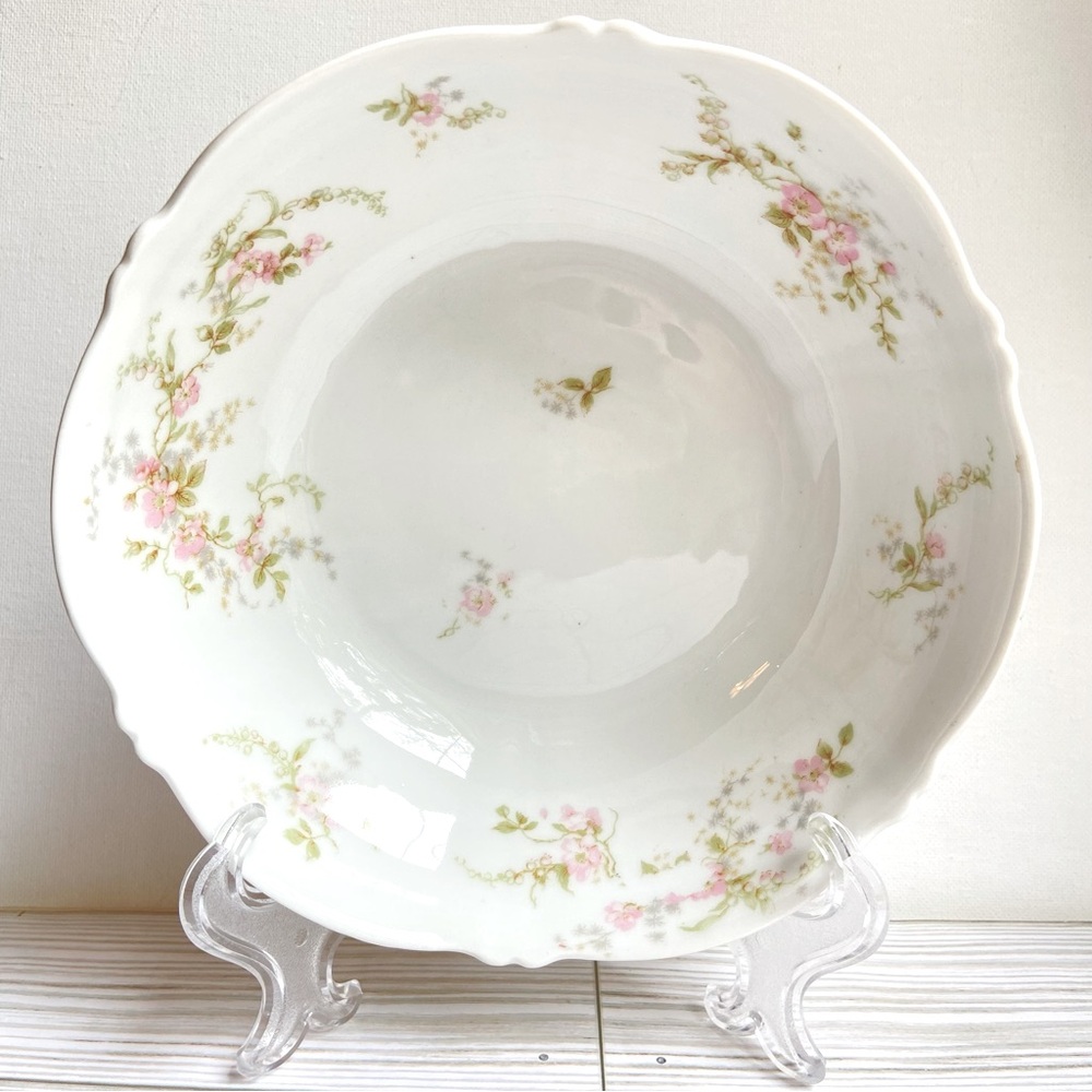 Theodore Haviland Limoges France Antonette pattern dainty floral serving dish